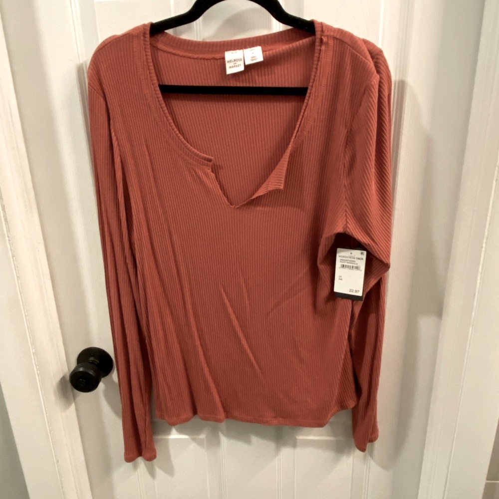🤎NWT ROSE long sleeve shirt size 2X